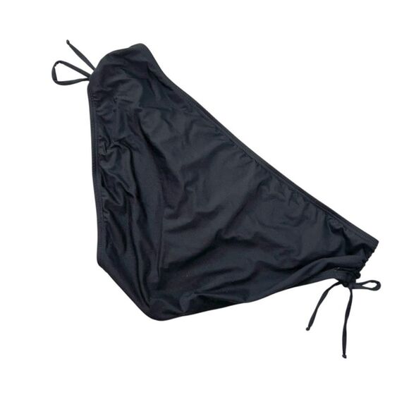 Title Nine Size XL Black Tie Side Bikini Bottom - Picture 2 of 4